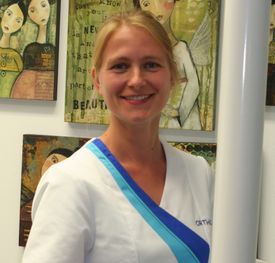 Vriendelijke orthodontist 