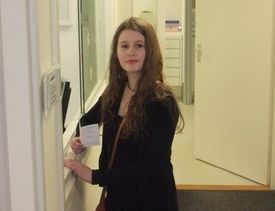 Meisje beugel
